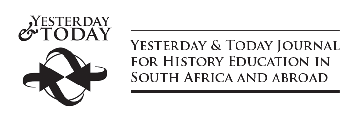 Yesterday & Today Journal for History Education in South Africa and abroad