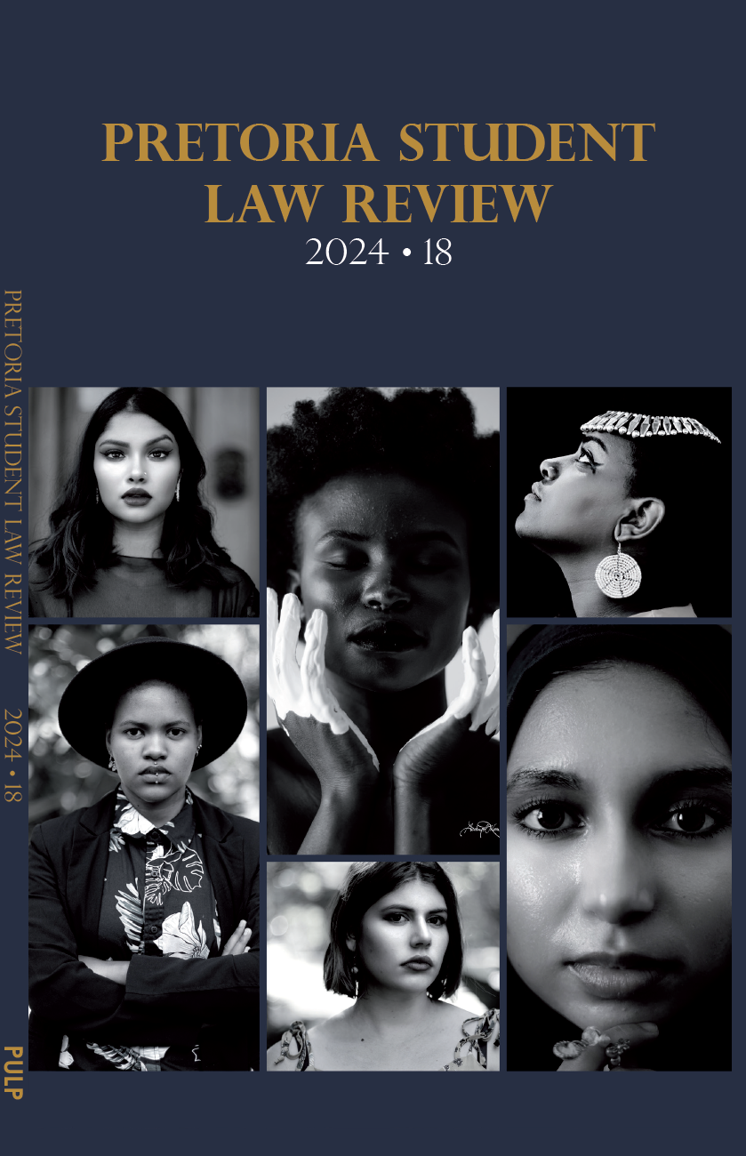 					View Vol. 18 No. 1 (2024): Pretoria Student Law Review
				